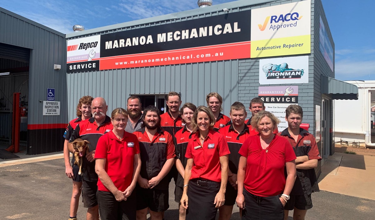 The professional and friendly team at Maranoa Mechanical